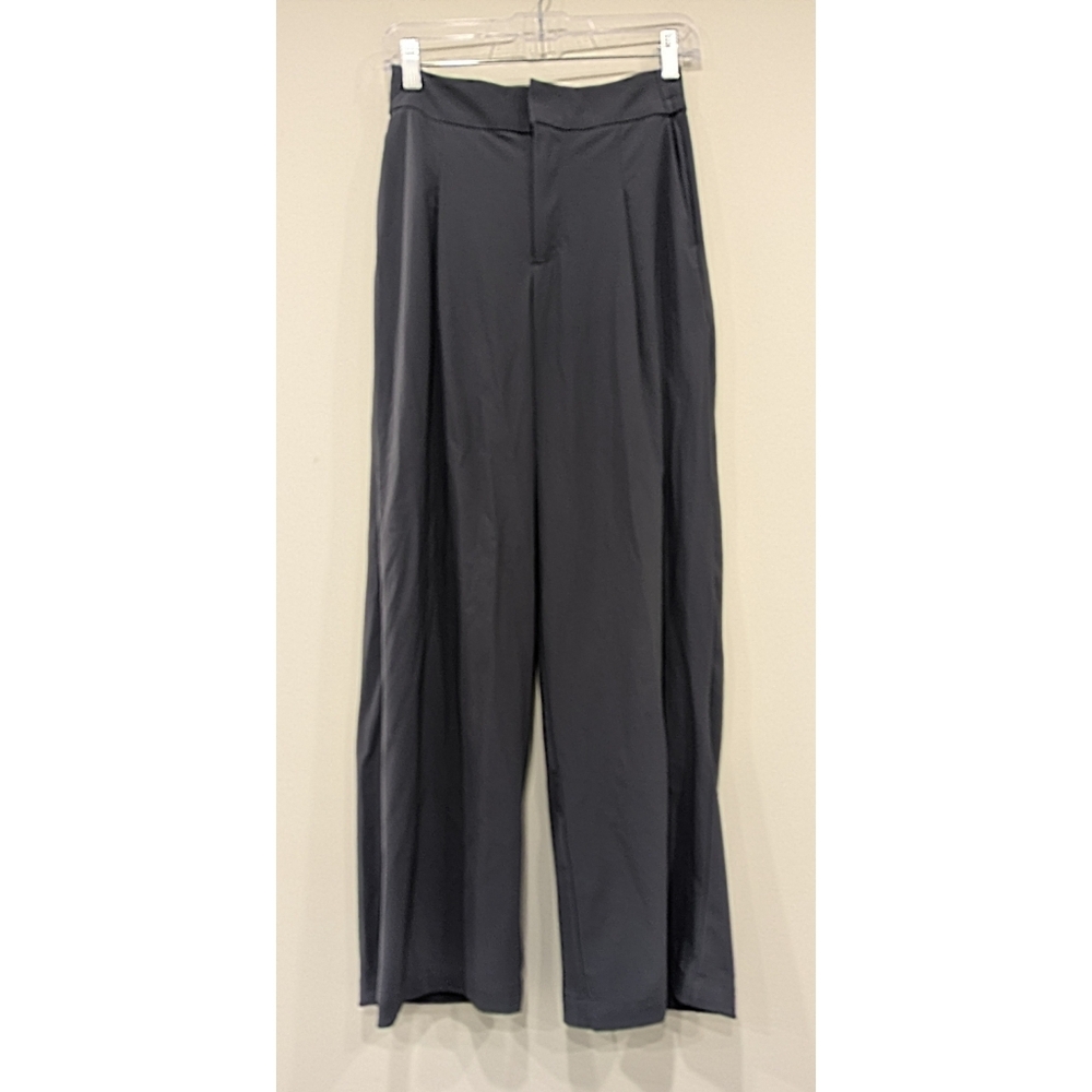 Athleta Pinnacle High Rise Trousers In Charcoal Size 0 - Picture 9 of 9